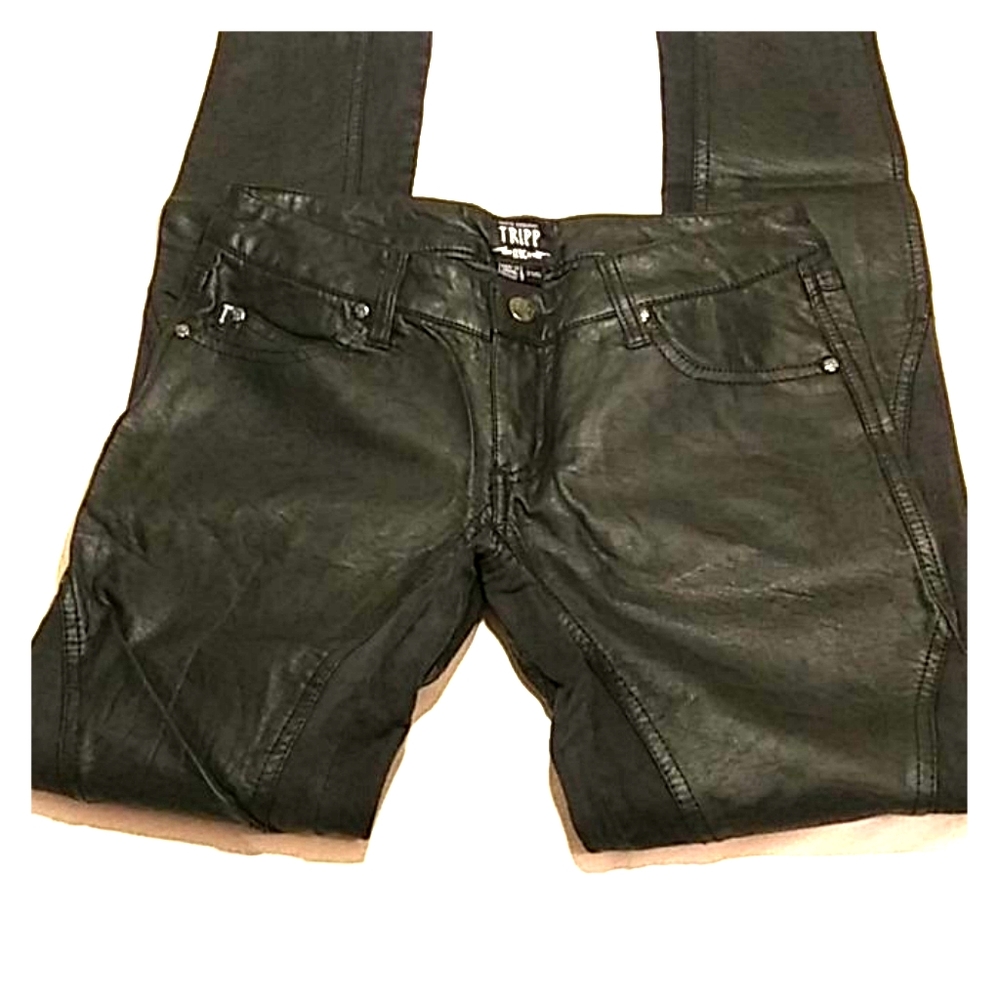 Tripp NYC leather and Jean combo